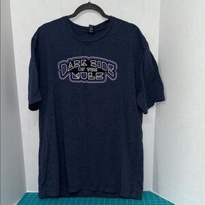 Government Mule Heather Blue Grey Dark Side Of The Mule Band T Shirt Size XL